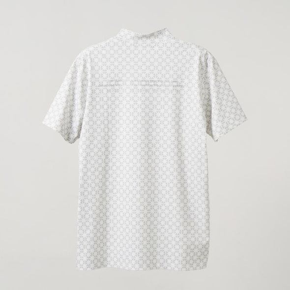 【4月中旬発売予約】BICOLOR CREST ALLOVER S/S MOCK NECK SHIRTS