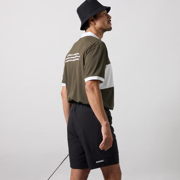 【3月中旬発売予約】BICOLOR PATERN S/S LOOSE POLO SHIRTS