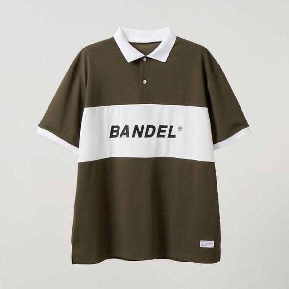 BICOLOR PATERN S/S LOOSE POLO SHIRTS