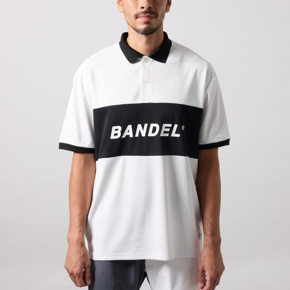 BICOLOR PATERN S/S LOOSE POLO SHIRTS