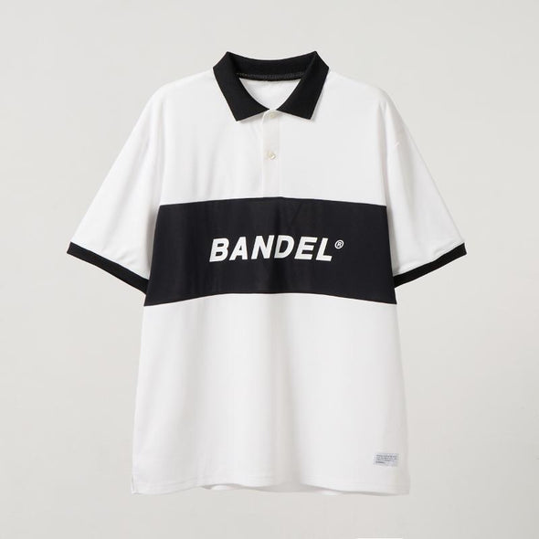 BICOLOR PATERN S/S LOOSE POLO SHIRTS