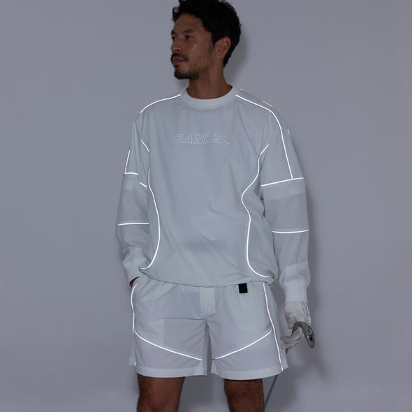 PIPING REFLECTOR SHORT PANTS