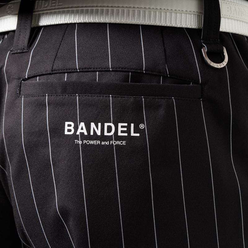 Bandel テーパードパンツ XXL ブラック×ホワイト ストライプタックテーパードパンツ – BANDEL®︎｜公式オンラインストア