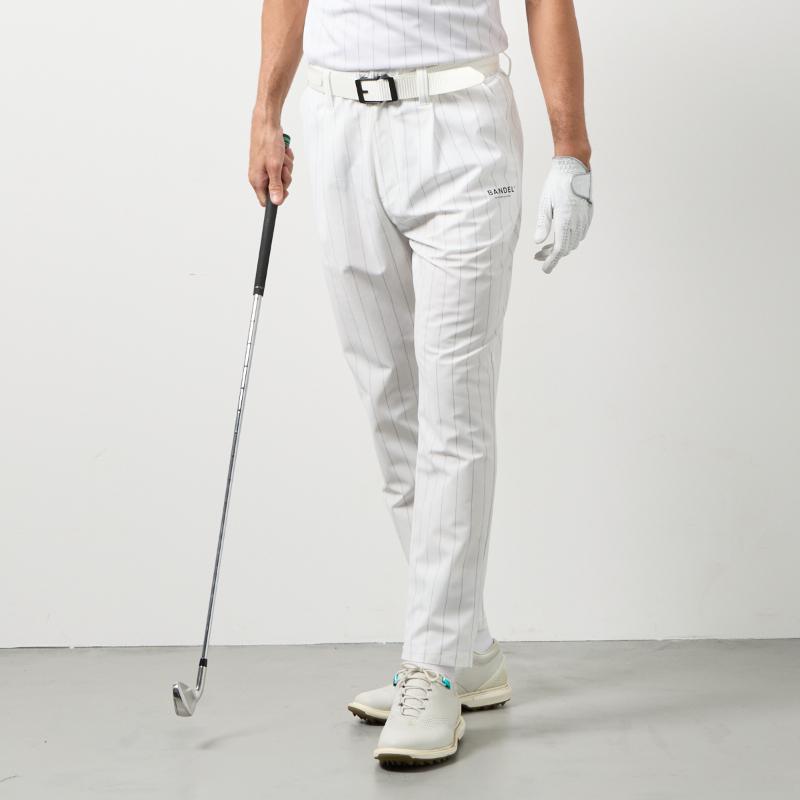 Bandel テーパードパンツ XXL ブラック×ホワイト ストライプタックテーパードパンツ – BANDEL®︎｜公式オンラインストア