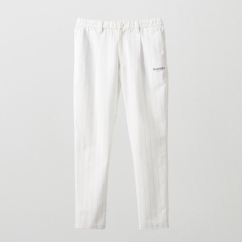 Bandel テーパードパンツ XXL ブラック×ホワイト ストライプタックテーパードパンツ – BANDEL®︎｜公式オンラインストア