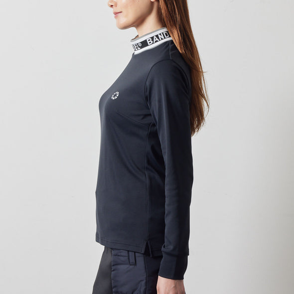 WOMENS JACQUARD RIB L/S MOC SHIRTS