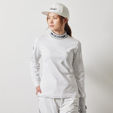 WOMENS JACQUARD RIB L/S MOC SHIRTS