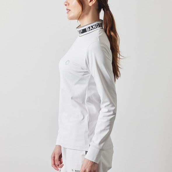 WOMENS JACQUARD RIB L/S MOC SHIRTS