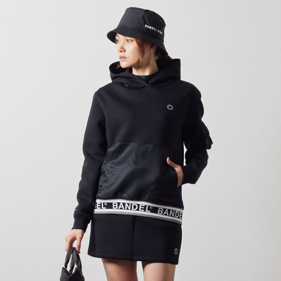 WOMENS NYLON POCKET P/O HOODIE