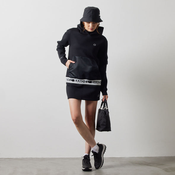 WOMENS NYLON POCKET P/O HOODIE