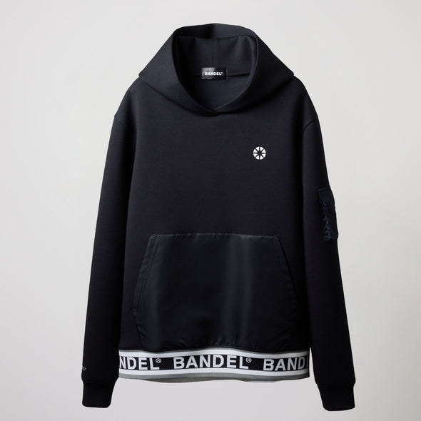 WOMENS NYLON POCKET P/O HOODIE