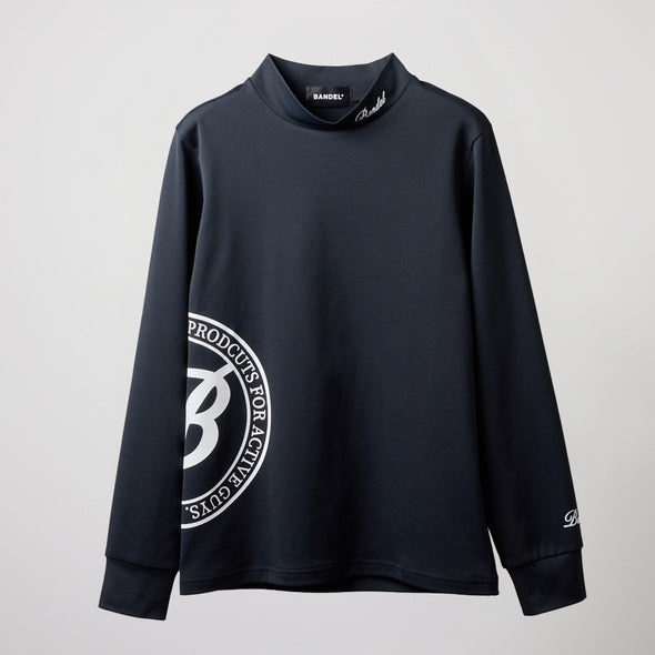 WOMENS SIDE LOGO L/S MOCK NECK SHIRTS