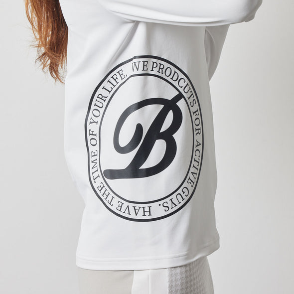 WOMENS SIDE LOGO L/S MOCK NECK SHIRTS