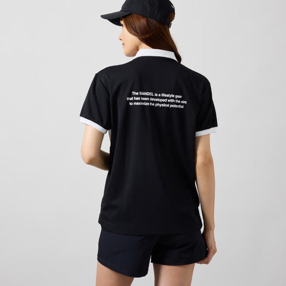 【3月中旬発売予約】WOMENS BICOLOR PATERN S/S LOOSE POLO SHIRTS