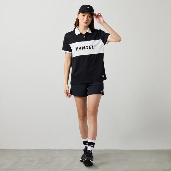 【3月中旬発売予約】WOMENS BICOLOR PATERN S/S LOOSE POLO SHIRTS