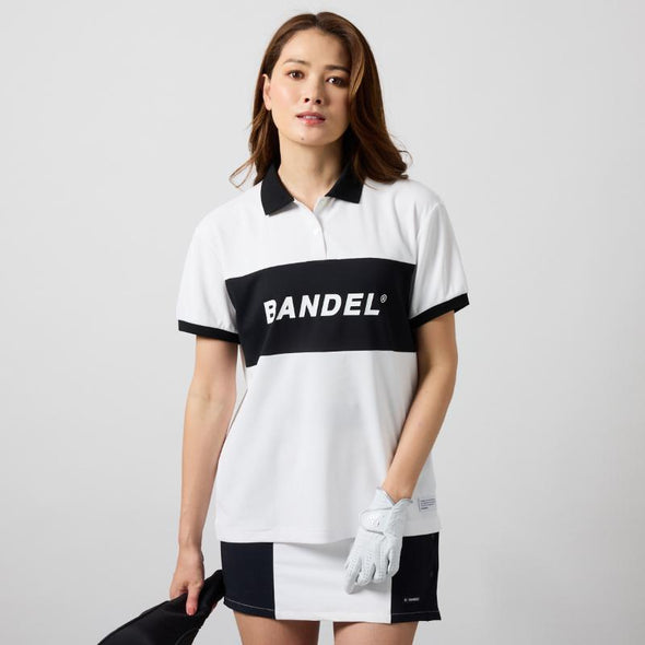 【3月中旬発売予約】WOMENS BICOLOR PATERN S/S LOOSE POLO SHIRTS