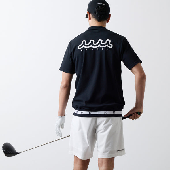 BANDEL x muta MARINE  S/S hemLib Polo