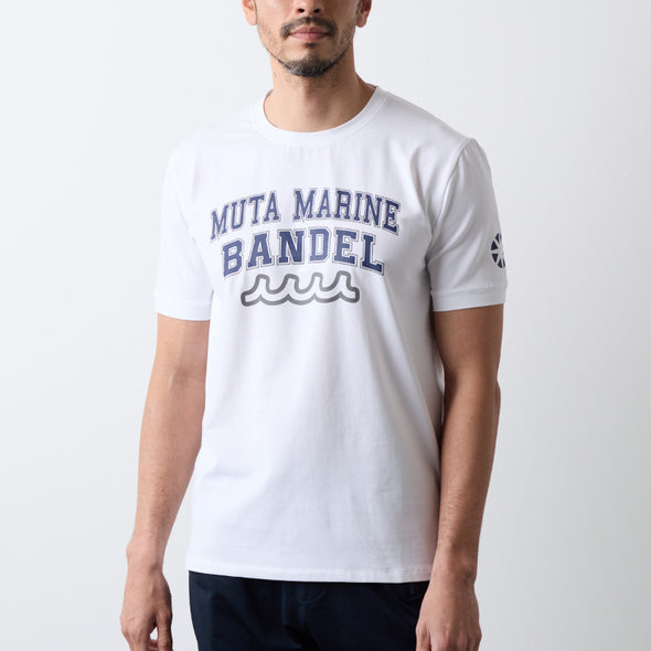 BANDEL x muta MARINE Collage Logo S/S Strech Tee