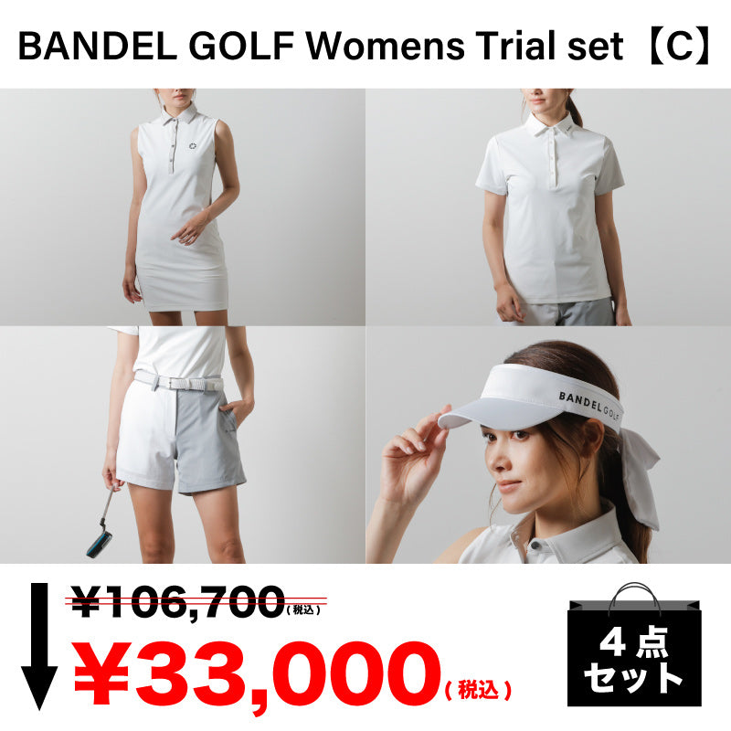 BANDEL GOLF Womens Trial set C ワンピース・ポロシャツセットアップ