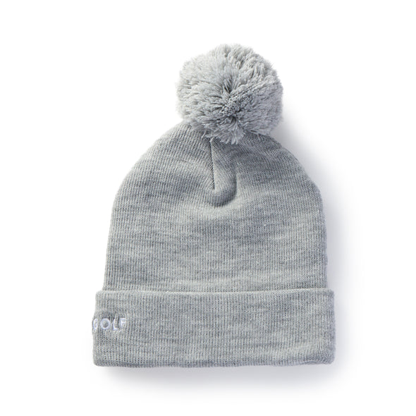 ロゴ刺繍 ボンボンニット SIDE LOGO BONBON KNIT