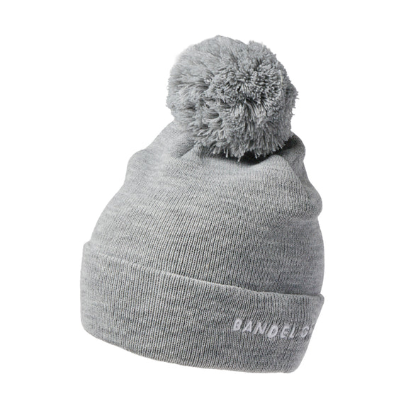 ロゴ刺繍 ボンボンニット SIDE LOGO BONBON KNIT