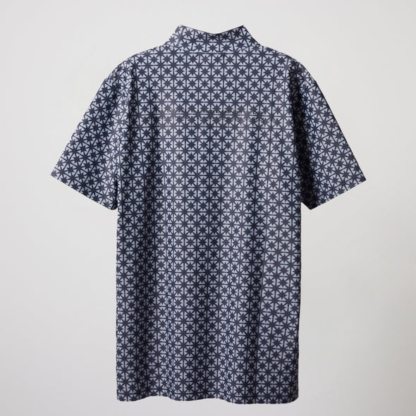 ALLOVER S/S MOCK NECK SHIRTS