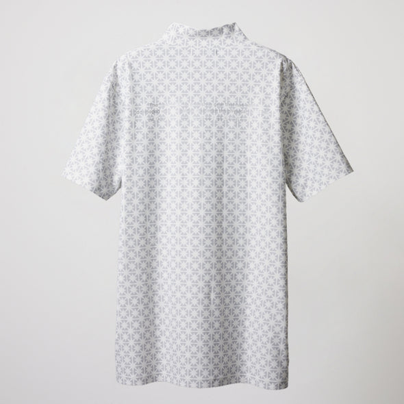 ALLOVER S/S MOCK NECK SHIRTS