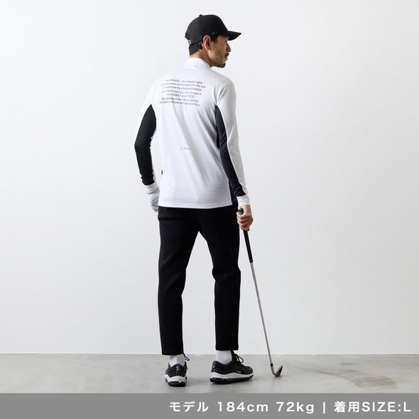【9月下旬発売予約】インシームスウィッチ長袖モックネック