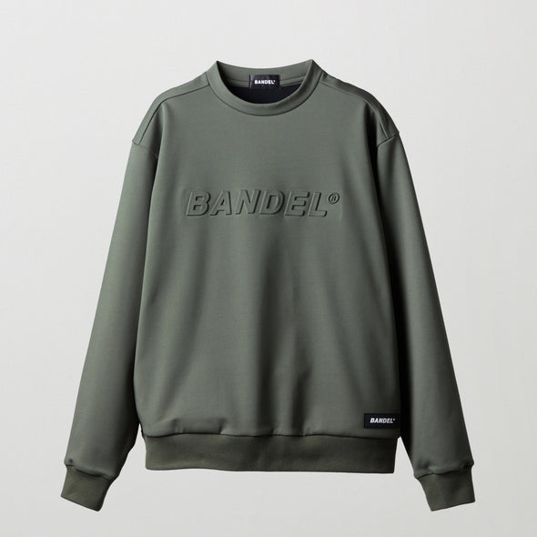 【10月下旬発売予約】エンボスロゴ クルーネック