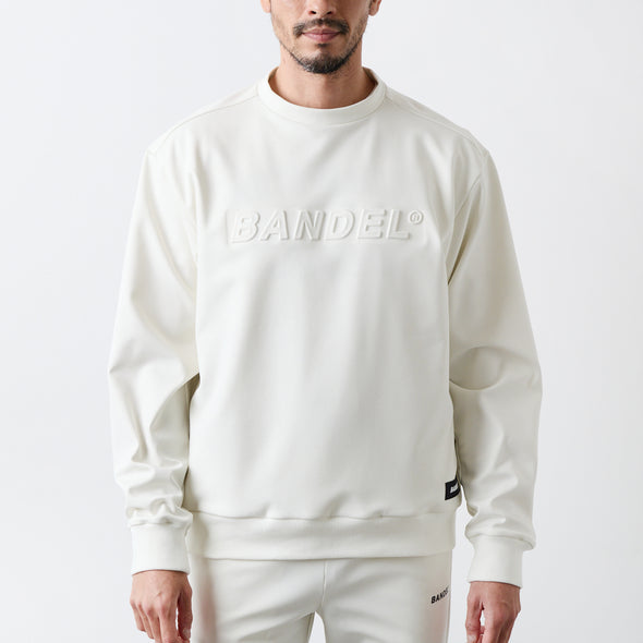 【10月下旬発売予約】エンボスロゴ クルーネック