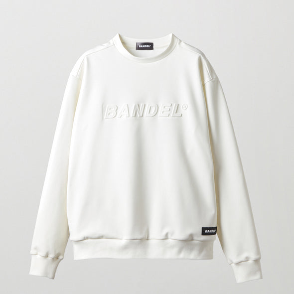 【10月下旬発売予約】エンボスロゴ クルーネック