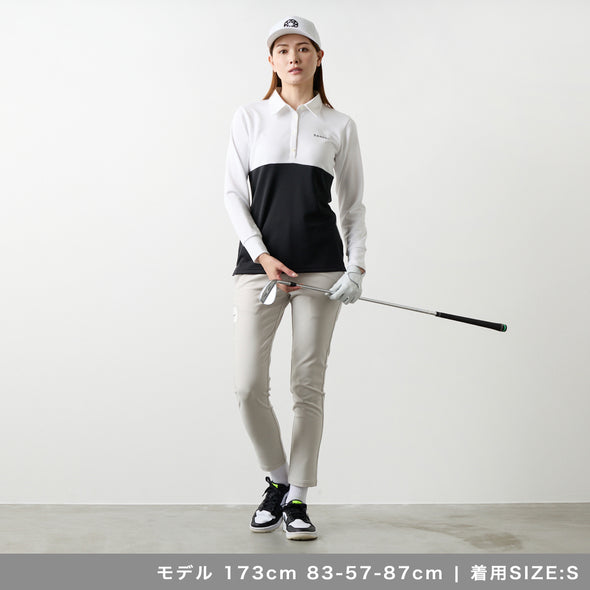 【9月下旬発売予約】ウィメンズ チェストスウィッチ 長袖ポロ