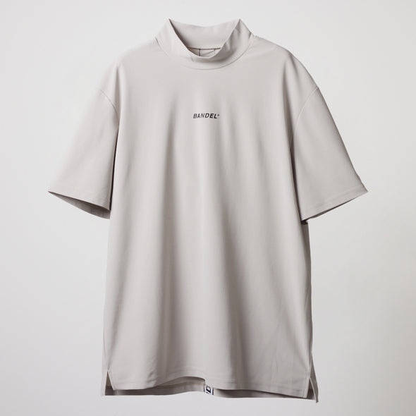 STRAIGHT LOGO S/S MOCK NECK SHIRTS