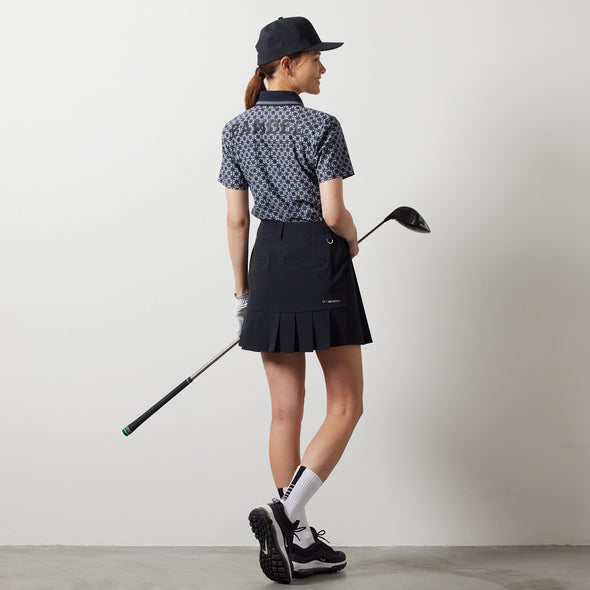 WOMENS ALLOVER S/S POLO SHIRTS