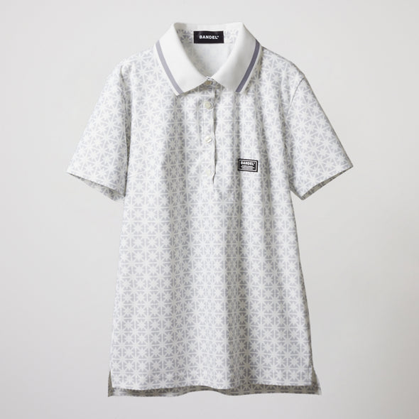 WOMENS ALLOVER S/S POLO SHIRTS