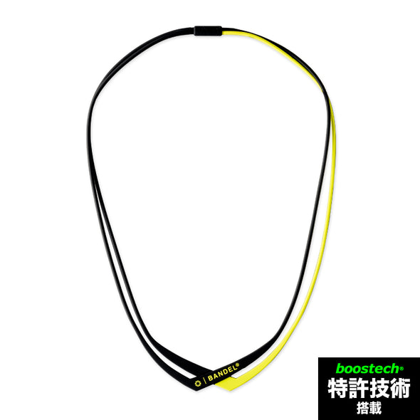 Double ダブル Necklace Black×Yellow