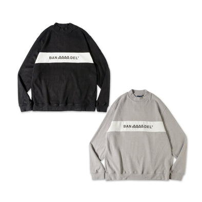 BANDEL×muta MARINE KNIT L/S MOC NECK SHIRTS