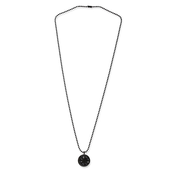 TITANIUM チタン Necklace Black Regular size