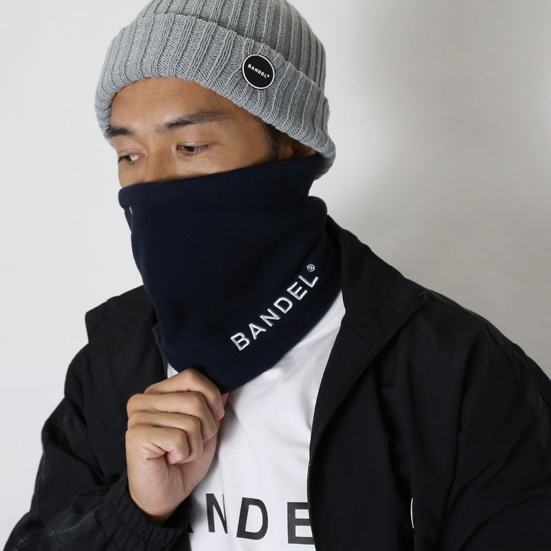 Neck Warmer Micro Fleece BAN-NW003 Navy×Grey – BANDEL®︎｜公式