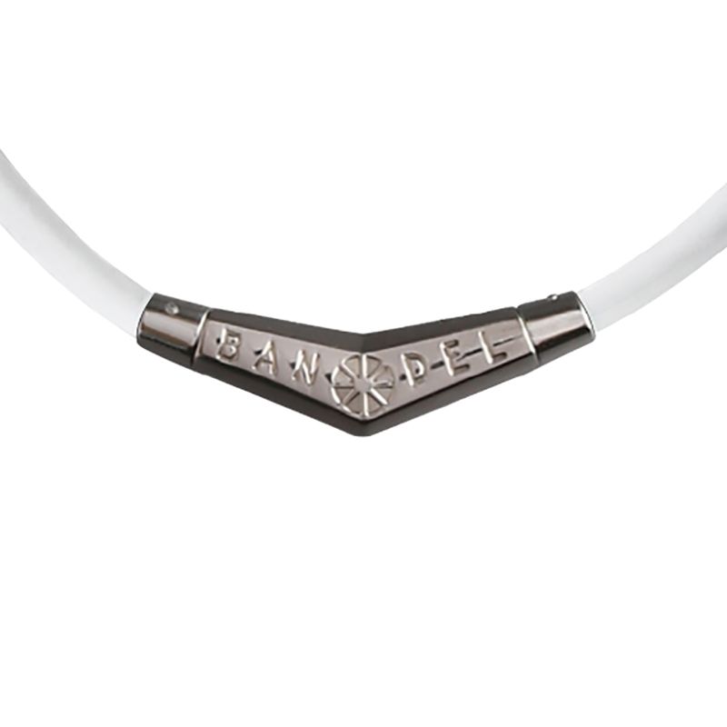 TITANIUM RUBBER チタンラバー Necklace White×Silver – BANDEL