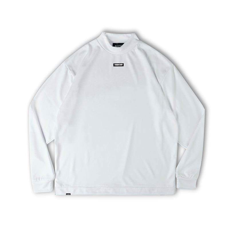 BANDEL バンデル DRYWAFFLE STRETCH S/S MOCK NECK SHIRTS