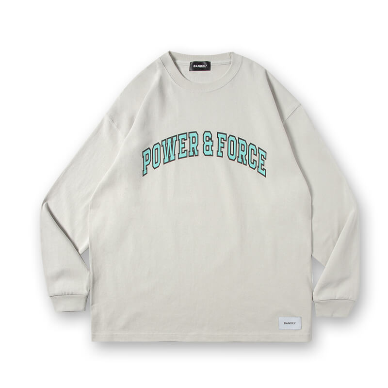 POWER＆FORCE ARCH LOGO L/S TEE 全3色 – BANDEL®︎｜公式