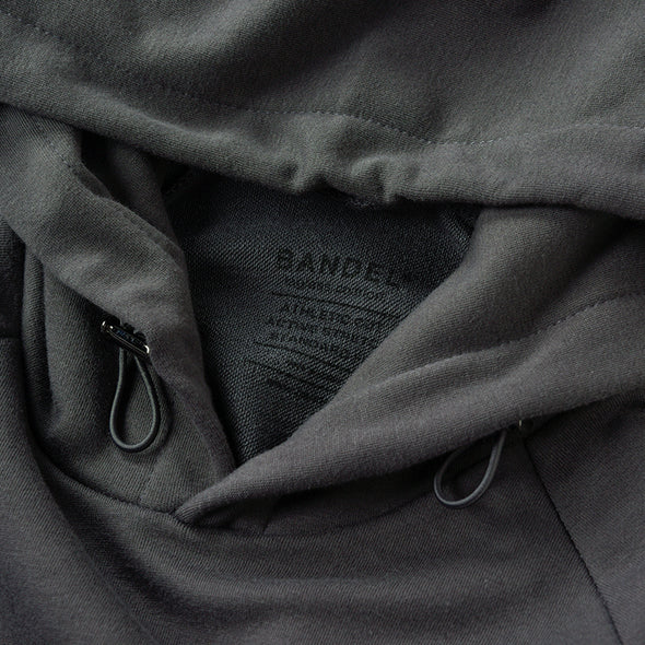 Hoodie  Small Logo Charcoal Grey