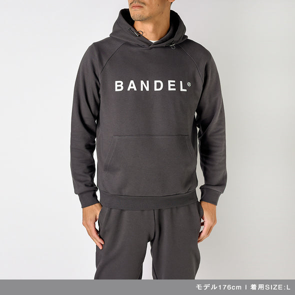 Hoodie  Front Logo Charcoal Grey