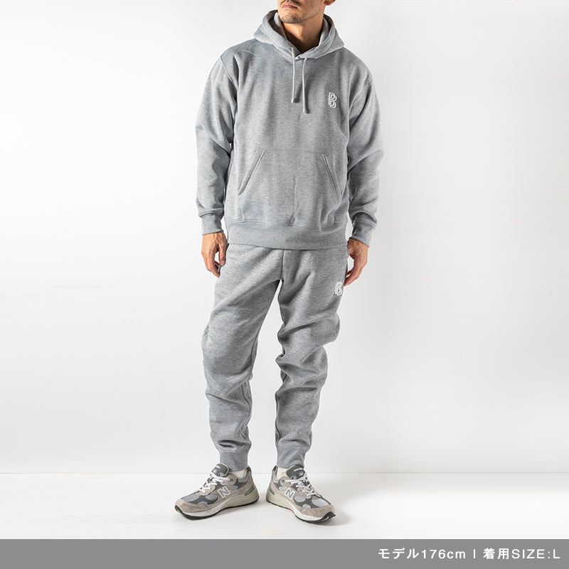 Double B Hoodie Heather Grey – BANDEL®︎｜公式オンラインストア