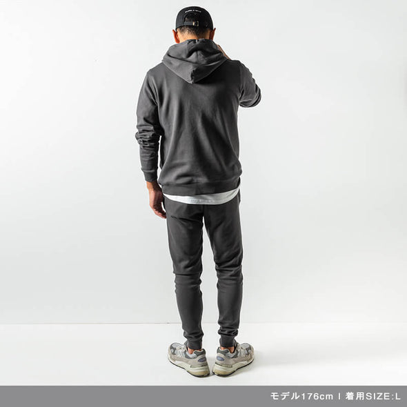 B Pullover Hoodie Charcoal Grey