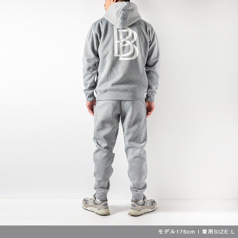 Double B Hoodie Heather Grey – BANDEL®︎｜公式オンラインストア