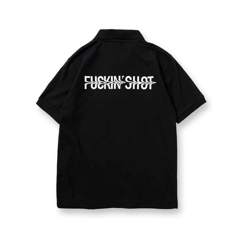 FUCKIN'SHOT GOLF POLO Black×White – BANDEL®︎｜公式オンラインストア