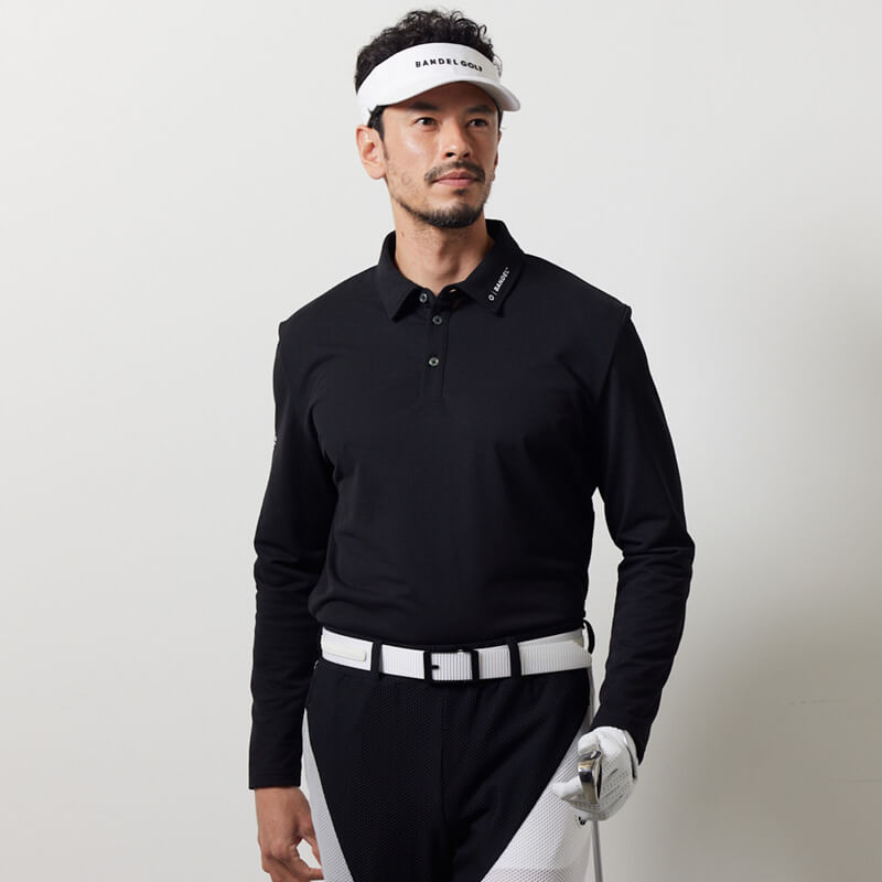 BASIC L/S POLO SHIRTS MENS Black – BANDEL®︎｜公式オンライン