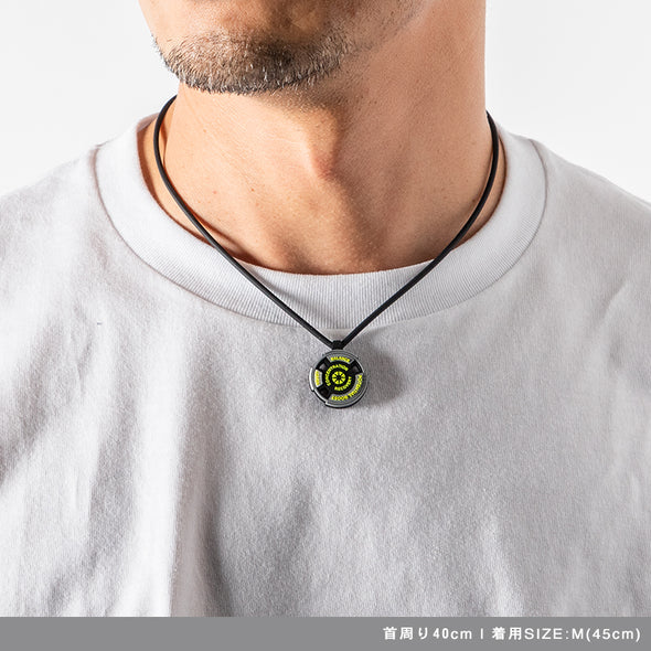REACT リアクト Necklace Black×Yellow